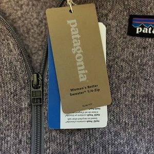 Patagonia women’s better sweater slim fit- purple, size medium